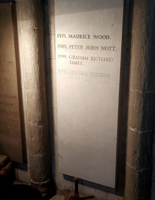 Norwich Cathedral additional inscriptions